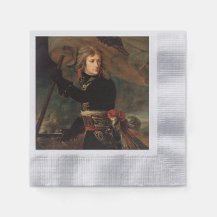Napoleon Bonaparte's Rally at the Battle of Arcole Napkins