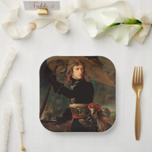 Napoleon Bonaparte's Rally at the Battle of Arcole Paper Plates