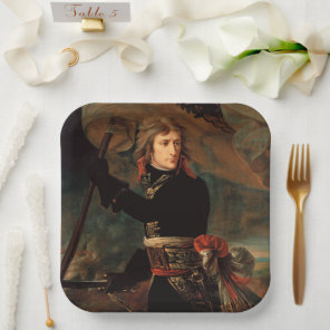 Napoleon Bonaparte's Rally at the Battle of Arcole Paper Plates