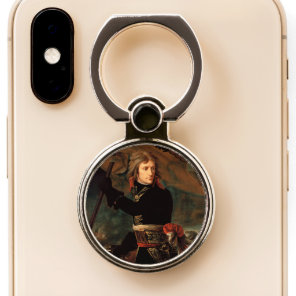Napoleon Bonaparte's Rally at the Battle of Arcole Phone Ring Stand