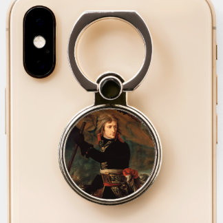 Napoleon Bonaparte's Rally at the Battle of Arcole Phone Ring Stand