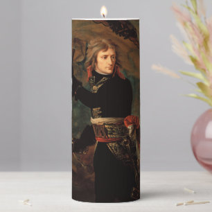 Napoleon Bonaparte's Rally at the Battle of Arcole Pillar Candle