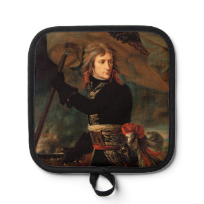 Napoleon Bonaparte's Rally at the Battle of Arcole Pot Holder