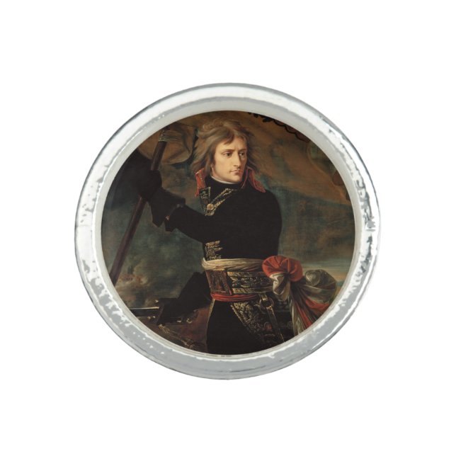 Napoleon Bonaparte's Rally at the Battle of Arcole Ring (Front)