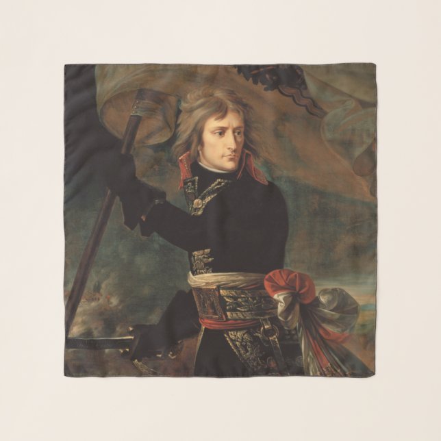 Napoleon Bonaparte's Rally at the Battle of Arcole Scarf (Front)