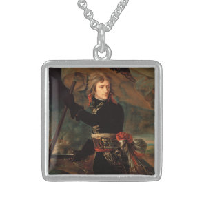 Napoleon Bonaparte's Rally at the Battle of Arcole Sterling Silver Necklace