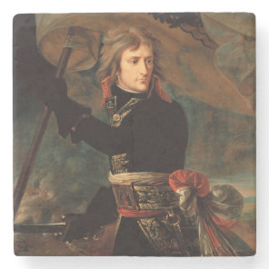 Napoleon Bonaparte's Rally at the Battle of Arcole Stone Coaster