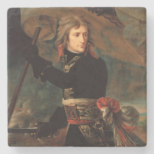 Napoleon Bonaparte's Rally at the Battle of Arcole Stone Coaster