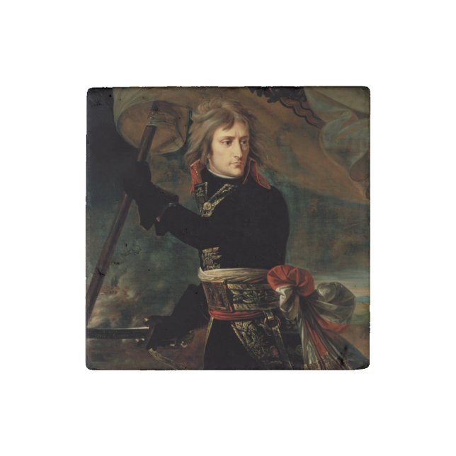 Napoleon Bonaparte's Rally at the Battle of Arcole Stone Magnet (First Magnet)