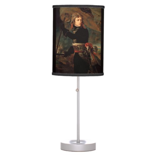 Napoleon Bonapartes Rally at the Battle of Arcole Table Lamp