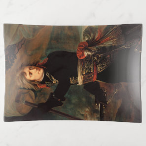 Napoleon Bonaparte's Rally at the Battle of Arcole Trinket Tray