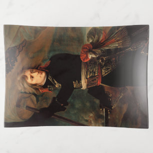 Napoleon Bonaparte's Rally at the Battle of Arcole Trinket Tray