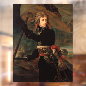 Napoleon Bonaparte's Rally at the Battle of Arcole Window Cling