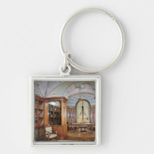 Napoleon Bonaparte's study, c.1800 Keychain