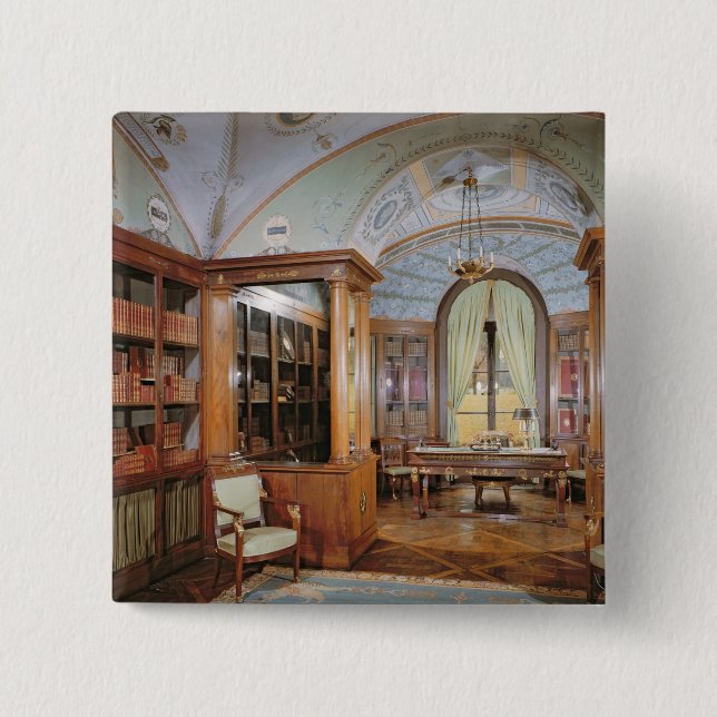 Napoleon Bonaparte's study, c.1800 Pinback Button (Front)