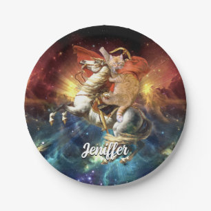 Napoleon Cat in Space                              Paper Plates