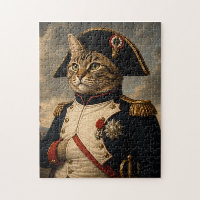 Napoleon Cat: The Emperor’s Meow Jigsaw Puzzle (Vertical)