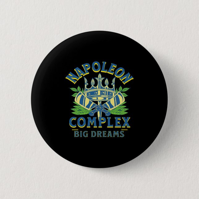 Napoleon Complex Big Dreams Short Bold Royal Long  Button (Front)