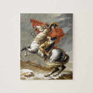 Napoleon Crossing the Alps by Jacques Louis David Jigsaw Puzzle