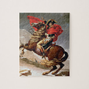 Napoleon Crossing the Alps, c.1800 (oil on canvas) Jigsaw Puzzle