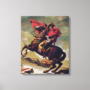 Napoleon Crossing the Alps Canvas Print