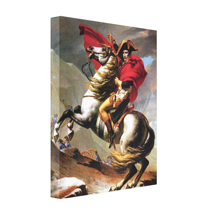 Napoleon Crossing The Alps Canvas Print Zazzle Com   Napoleon Crossing The Alps Canvas Print R7f1d450313d54a89aa173a490db8c690 Wxwkj Xwzpz 704 