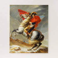 Napoleon Crossing the Alps │Jacques Louis David Jigsaw Puzzle