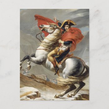 Napoleon Crossing The Alps - Jacques-louis David Postcard by masterpiece_museum at Zazzle
