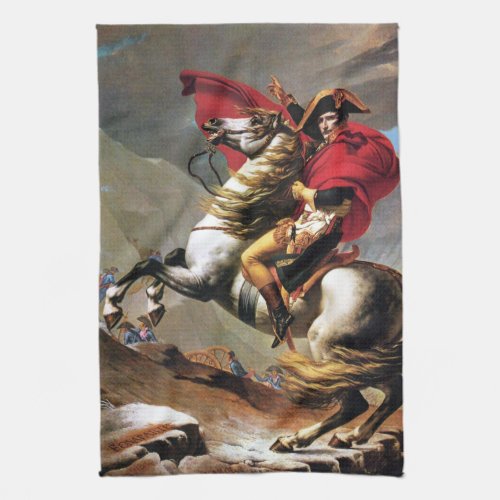 Napoleon Crossing the Alps Kitchen Towel