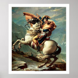 Napoleon Crossing The Alps Poster | Zazzle