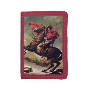 Napoleon Crossing the Alps Trifold Wallet