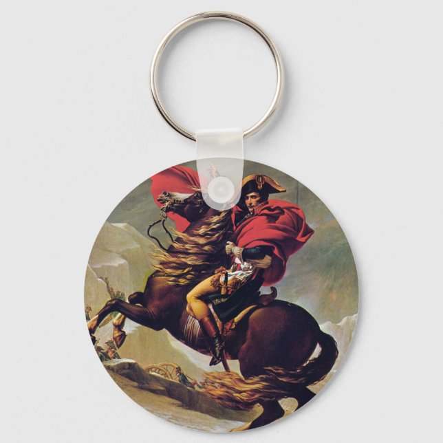 Napoleon Crossing the Saint Bernard Keychain (Front)