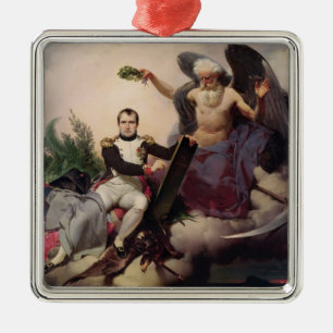 Napoleon Crowned by Time, before 1833 Metal Ornament