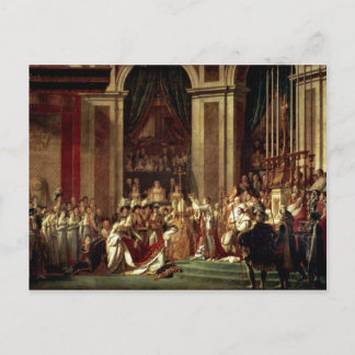 Napoleon Crowned Empress Josephine By David Jacque Postcard
