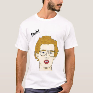 Napoleon dynamite tee, cartoon head, quote film T-Shirt