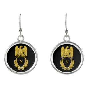 Napoleon Emblem Earrings