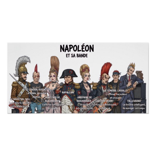 Napoléon et sa bande poster (Front)
