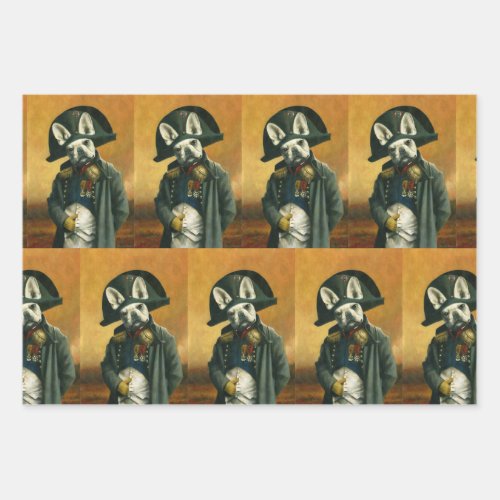 Napoleon French Bulldog Gift Wrapping paper