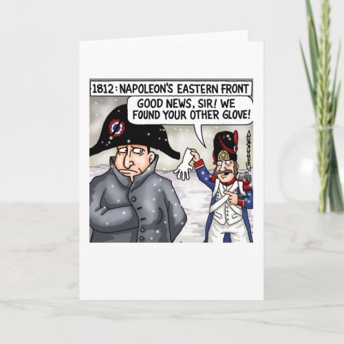 Napoleon gets his lost glove back card
