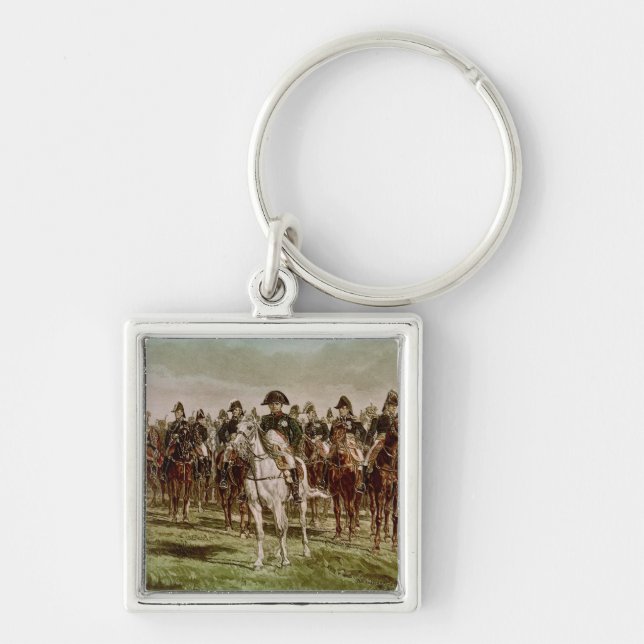 Napoleon I  and his Staff, c.1860 Keychain (Front)