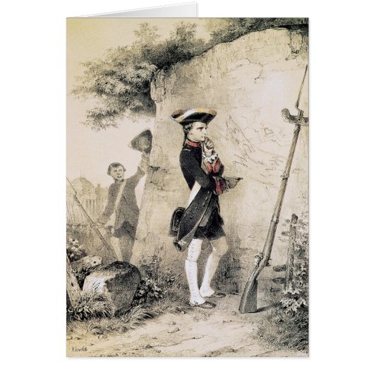 Napoleon I  at Military School Cards (Front)