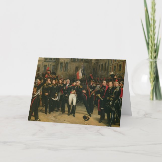 Napoleon I  Bidding Farewell to the Imperial Card (Front)