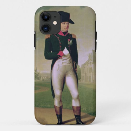 Napoleon I  in Front of the Chateau de Malmaison iPhone 11 Case