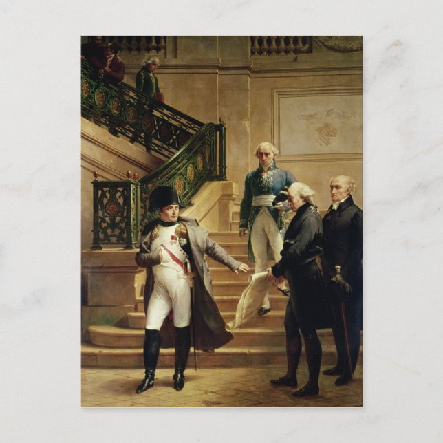 Napoleon I in the Palais Royal Postcard (Front)