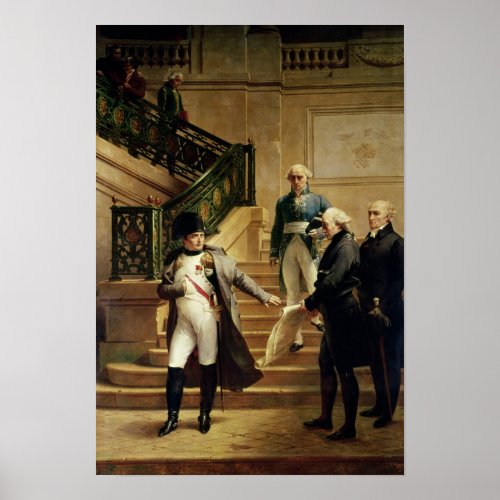 Napoleon I in the Palais Royal Poster