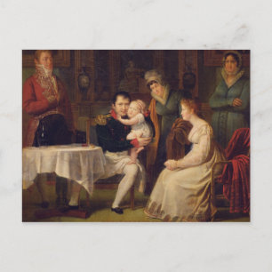 Napoleon I  Marie Louise  and the King of Rome Postcard