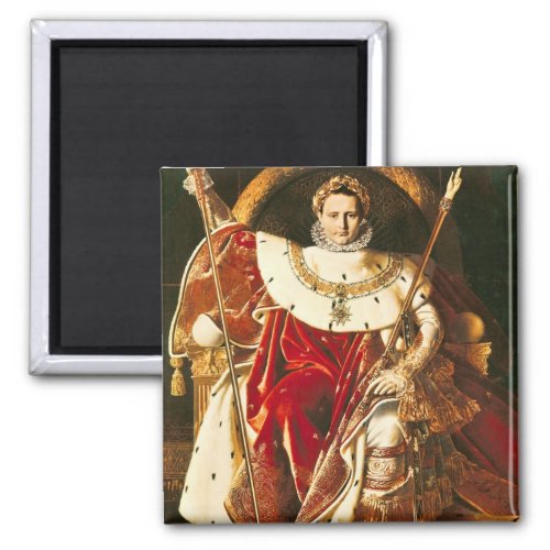 Napoleon I  on the Imperial Throne 1806 Magnet