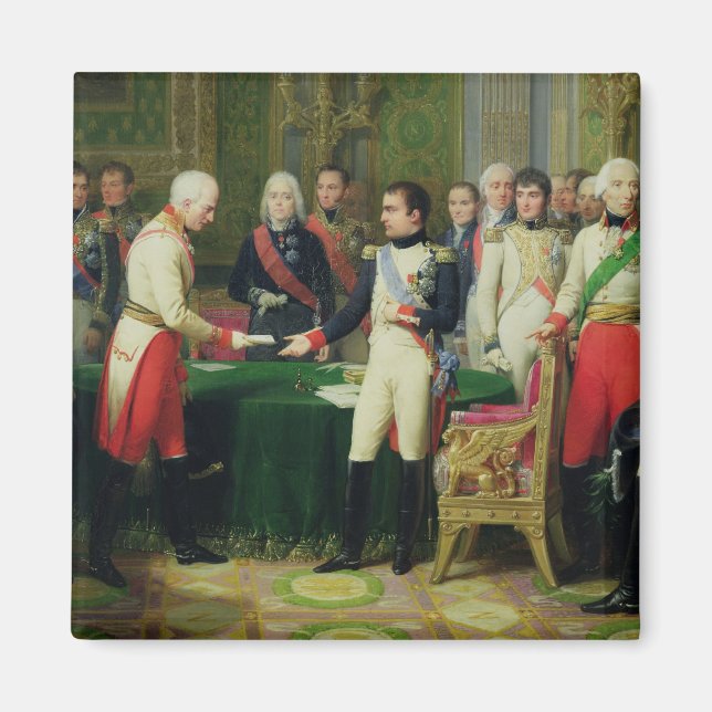 Napoleon I  Receiving Baron Vincent Magnet (Front)