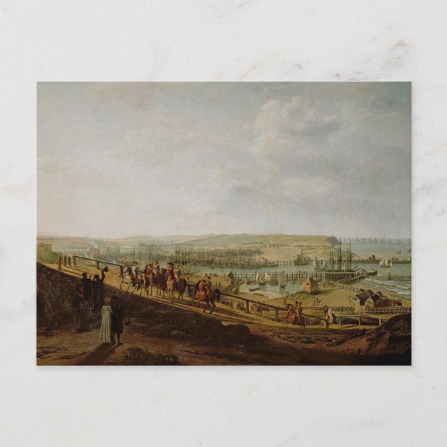 Napoleon I  Visiting the Camp at Boulogne Postcard (Front)