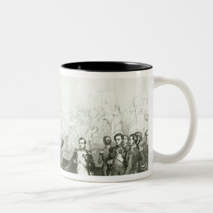 Napoleon I Visiting the Studio of David Two-Tone Coffee Mug